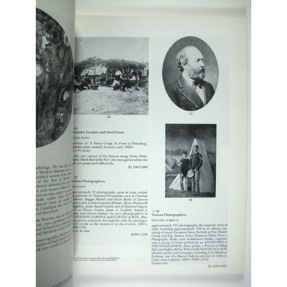 Sotheby's Auction Catalog Photographs 1989 Weston Adams Mapplethorpe Tice 5833 - Picture 4 of 7